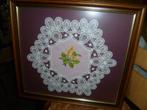 kader met kantwerk, Antiek en Kunst, Ophalen of Verzenden