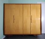 Vintage V-form kleerkast met commode, Huis en Inrichting, Kasten | Kleerkasten, Gebruikt, Mid century, 200 cm of meer, 150 tot 200 cm