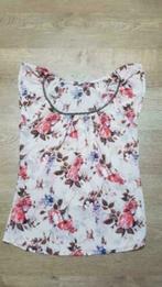 t-shirt met bloemen maat Smal - medium, ANDERE, Overige kleuren, Ophalen of Verzenden, Korte mouw