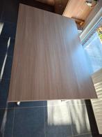 Stevige keukentafel 140 x 95 x 4 cm, inox onderstel, Ophalen
