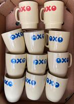 Oxo /liebig koppen met bordjes, oxo bekers 4 verschillende, Enlèvement