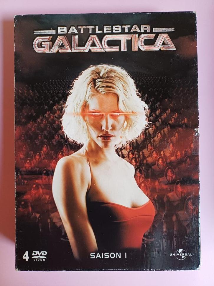 DVD Battlestar Galactica seizoen 1 4DVD, Cd's en Dvd's, Dvd's | Science Fiction en Fantasy, Zo goed als nieuw, Verzenden