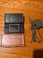 nintendo ds lite noir avec chargeur et coque, Ophalen of Verzenden, Zwart, DS Lite