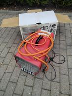 Warme luchtcanon, Ophalen