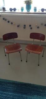 Vintage schoolstoeltjes kinderen, Ophalen, Zo goed als nieuw