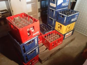 Dranken leeggoed 14 KRATTEN. VOLLEDIG beschikbaar voor biedingen
