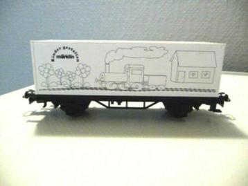 94386 MÄRKLIN HO — Camion porte-conteneurs UNICEF/WAGON CONT, Neuf, Jg01618@telenet.be, Analogique, Enlèvement ou Envoi