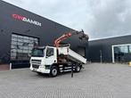 DAF CF 75.310 4x2 3 zijdige Kipper/ Atlas 105.2 - A2 Euro 5, Auto's, Euro 5, Achterwielaandrijving, Wit, 314 pk