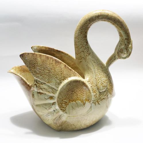 Rare grande céramique cygne Roberto Rigon pour Bertoncello, Antiek en Kunst, Antiek | Keramiek en Aardewerk, Ophalen