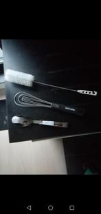 Inox grijplepel, 2in1 chef en flessenborstel, Ophalen of Verzenden