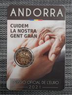 2 euros Andorra 2021 Coincart  Soins aux Seniors - Brillant, 2 euros, Série, Enlèvement ou Envoi, Autres pays