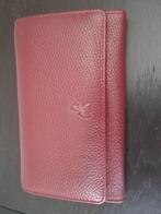 Omslagportemonnee in bordeaux leder, Ophalen of Verzenden, Nieuw, Rood, Leder