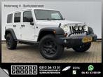 Jeep Wrangler 2.8 CRD Sport Grijs-Kenteken Leer Navi Stoelve, Auto's, Automaat, Wit, Bedrijf, Diesel
