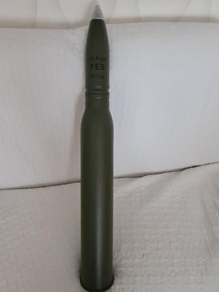 Decoratief houten kogel voor verzameling, Verzamelen, Militaria | Algemeen, Overige soorten, Kunstobject, Ophalen of Verzenden