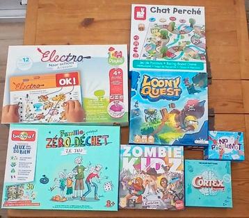 Lot de jeux pour enfants de 3 a 15 ans le lot pour 40€  beschikbaar voor biedingen