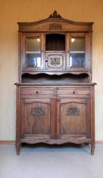 ANTIEKE 2 delige  KAST Antieke Luikse deuxcorps vitrine kast, Antiek en Kunst, Antiek | Meubels | Kasten, Ophalen