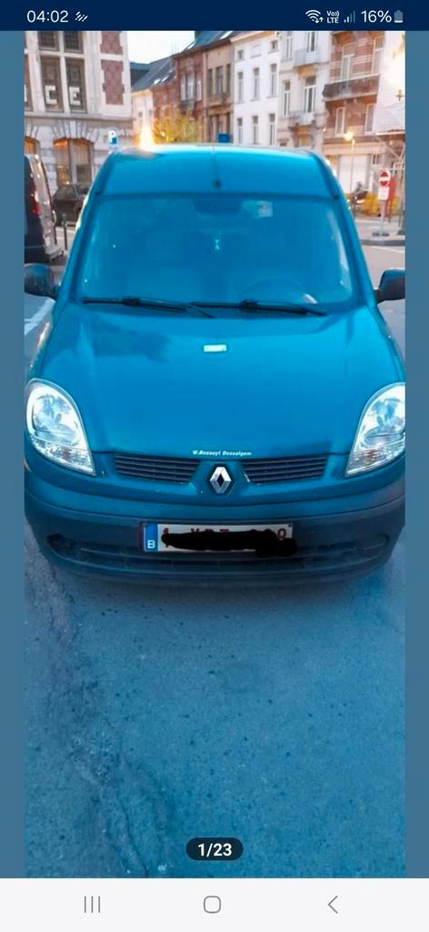 Renault Kangoo 1.2 benzine, bouwjaar 2003, 5 zitplaatsen, go, Auto's, Renault, Particulier, Kangoo, Airbags, Radio, Schuifdeur