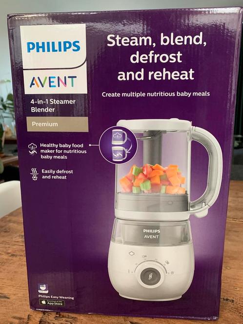 Philips AVENT 4-in-1 stomer/blender - Premium SCF883/01, Elektronische apparatuur, Blenders, Nieuw, Blender, Ophalen