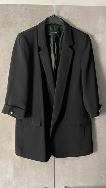 Nieuwe zwarte blazer van ZARA M, Kleding | Dames, Kostuum of Pak, Nieuw, Ophalen of Verzenden, Zara