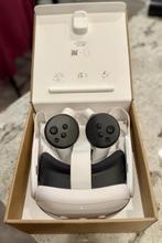 Meta Quest 3 128GB VR Headset, wit, Ophalen of Verzenden, Zo goed als nieuw, VR-bril, Overige platformen