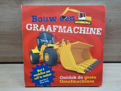 Bouw een graafmachine, Boeken, Kinderboeken | Jeugd | onder 10 jaar, Zo goed als nieuw, Ophalen