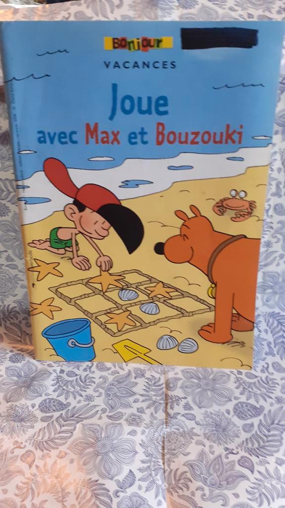 livre bonjour vacance joue avec max et bouzouki, Livres, Livres pour enfants | 4 ans et plus, Comme neuf, 5 ou 6 ans, Garçon ou Fille