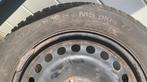 Winterbanden set (4) op stalen velg Uniroyal 205/55 R16 91H, Auto-onderdelen, Ophalen, Gebruikt, 16 inch, Banden en Velgen