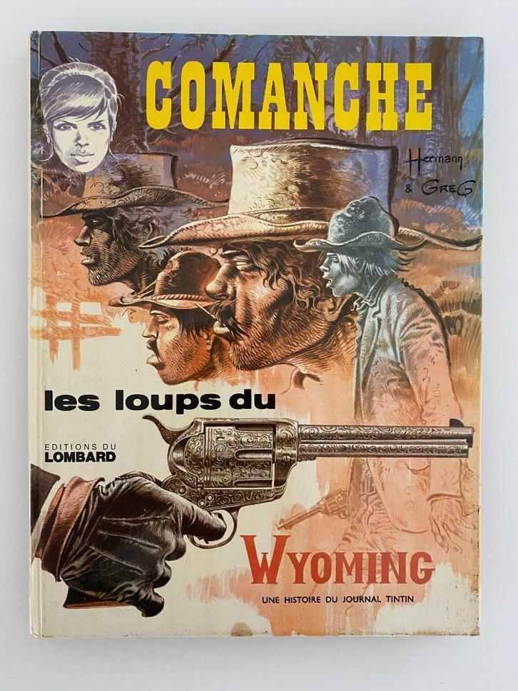 Comanche  Les loups du Wyoming  Hermann EO 1974, Boeken, Stripverhalen, Gelezen, Eén stripboek, Ophalen of Verzenden