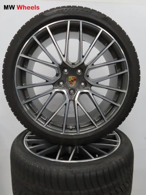 Porsche 22 inch Origineel Cayenne Spyder velgen winterbanden, Auto-onderdelen, Banden en Velgen, Banden en Velgen, Winterbanden