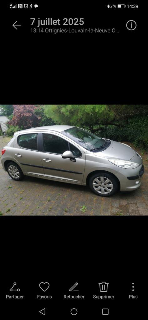 Peugeot 207, Auto's, Peugeot, Bedrijf, Benzine, 5 deurs, Handgeschakeld, Zilver of Grijs, Grijs, Velours, Ophalen