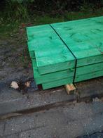 3 geimpregneerde balken 30cm X 10cm, Tuin en Terras, Palen, Balken en Planken, Ophalen, Nieuw, Balken