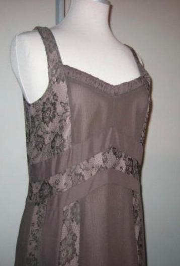 Lange jurk met kant " Jensen " m 38/ NIeuw beschikbaar voor biedingen