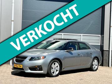 Saab 9-5 2.0T Aero bj.2012 Autom|Trekh|Pdc., Auto's, Automaat, Berline, Grijs, 189 g/km