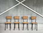Vintage wickerchairs, set van 4, ca 1980’s, Ophalen
