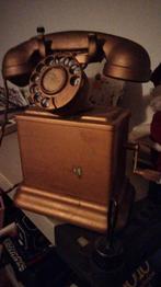 Antieke metalen telefoon, Ophalen of Verzenden