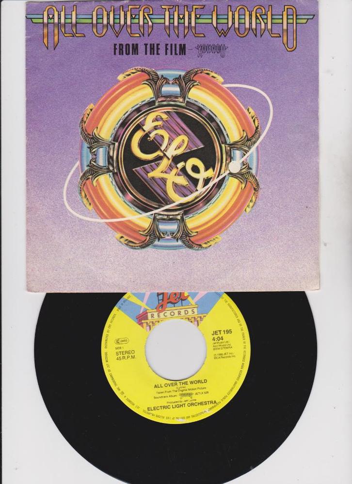 Electric Light Orchestra – All Over The World  1980, Cd's en Dvd's, Vinyl Singles, Zo goed als nieuw, Single, Pop, 7 inch, Ophalen of Verzenden