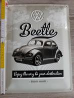 Plaque métallique Volkswagen Beetle, Comme neuf, Enlèvement ou Envoi