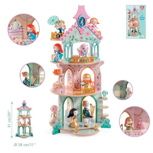 Château de princesse-jouet pour fillettes