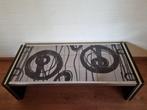 Vintage salontafel met keramische tegels, Huis en Inrichting, 50 tot 100 cm, Minder dan 50 cm, 100 tot 150 cm, Gebruikt