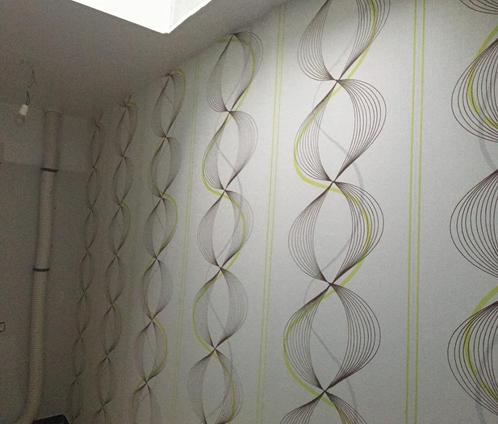 Vliesbehang spiral-4rollen(21.2m²)-Prijs per rol, Huis en Inrichting, Stoffering | Behang, Ophalen of Verzenden