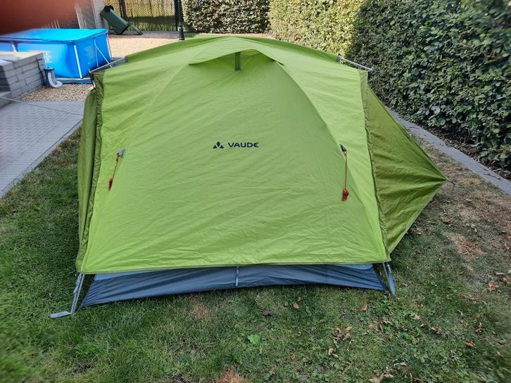 Trekkingtent Vaude 3p. 3 Seizoenen., Caravans en Kamperen, Tenten, Zo goed als nieuw, Ophalen