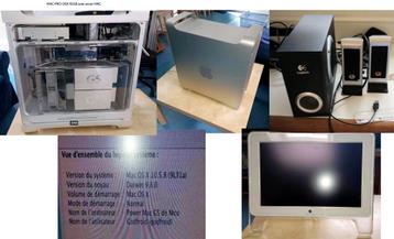 MAC PRO OSX 10.5.8 avec ecran APPLE + clavier et souris, Informatique & Logiciels, HDD, 512 GB, Enlèvement, Utilisé