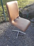 Siège vintage (chaise bureau vintage), Ophalen, Gebruikt, Leer, Eén