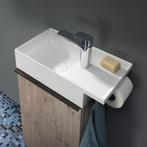 Wastafel + onderkast gastentoilet Burgbad Yumo, Ophalen, Nieuw, Wastafelkast