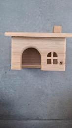 Houten huisje voor hamster, Dieren en Toebehoren, Ophalen, Zo goed als nieuw, Overige typen