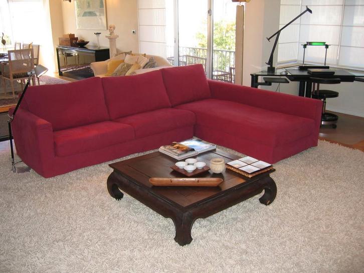 Hoekbank merk SANCAL goose feathers (nieuw +/- 5.400€), Huis en Inrichting, Zetels | Complete zithoeken, Gebruikt, Ophalen