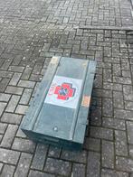 Coffre métallique de rangement – malle en acier robuste, 35 à 50 cm, Enlèvement, Utilisé, 40 à 60 cm