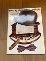 Pianoboek: How to play boogie woogie – Frank Booth, Musique & Instruments, Partitions, Comme neuf, Blues, Enlèvement