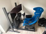 Sim Lab + scherm + pc + Fanatec, Ophalen, Zo goed als nieuw