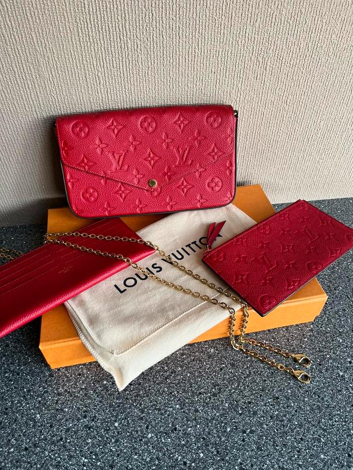 Louis Vuitton Felicie, Handtassen en Accessoires, Tassen | Damestassen, Zo goed als nieuw, Handtas, Ophalen